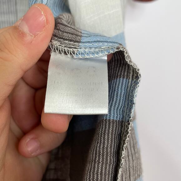 Sea New York Plaid Ruffle Off The Shoulder Blouse Women's size 2 - Picture 7 of 12